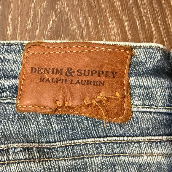Denim & Supply Ralph Lauren Distressed Crop Skinny Jeans – Size 32 - Picture 10 of 14